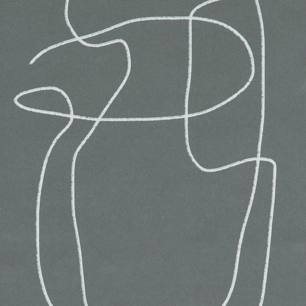 Line Abstract 2 by Dan Hobday - Natural Maple Floater