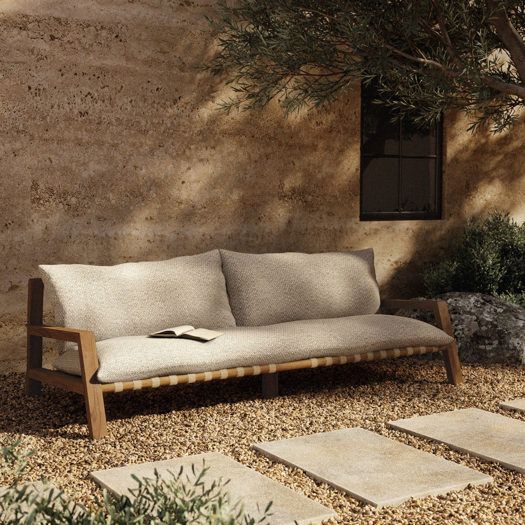 Soren Outdoor Sofa - 95" - Faye Sand
