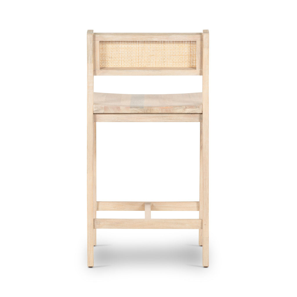 Clarita Counter Stool - White Wash Mango