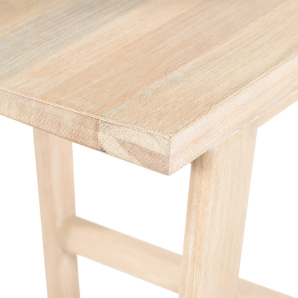 Clarita Counter Stool - White Wash Mango