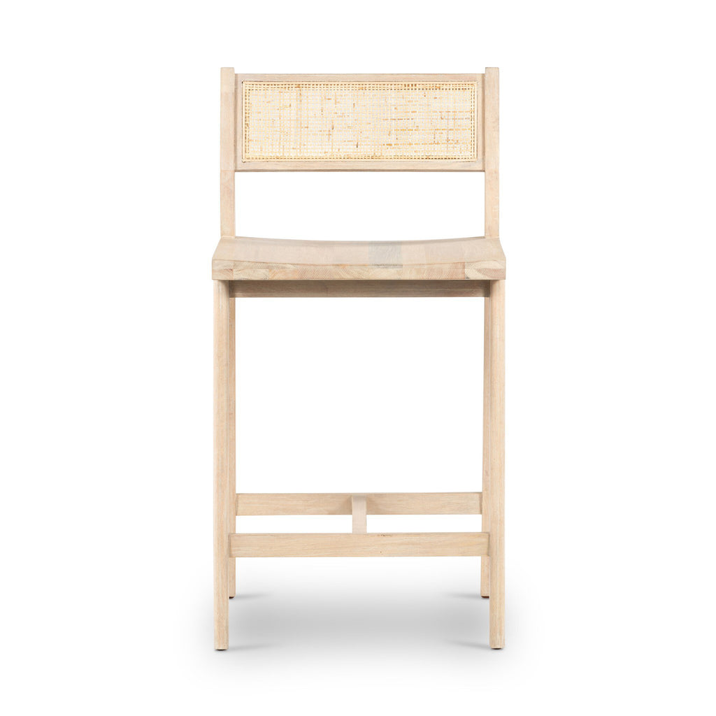Clarita Counter Stool - White Wash Mango