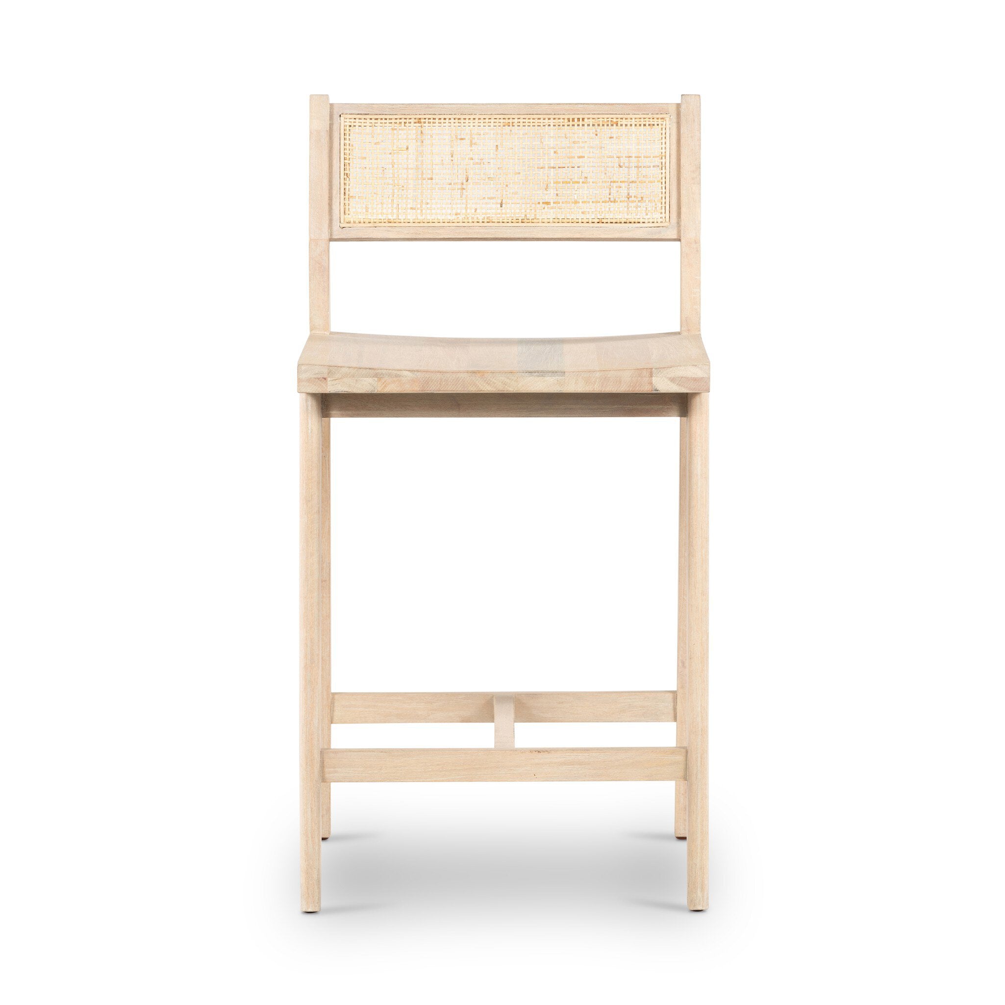 Clarita Counter Stool - White Wash Mango