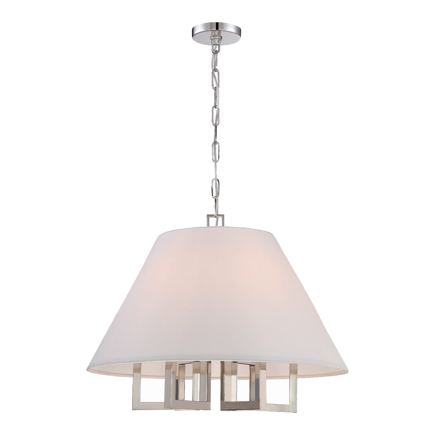 Libby Langdon Westwood 24'' Polished Nickel Chandelier