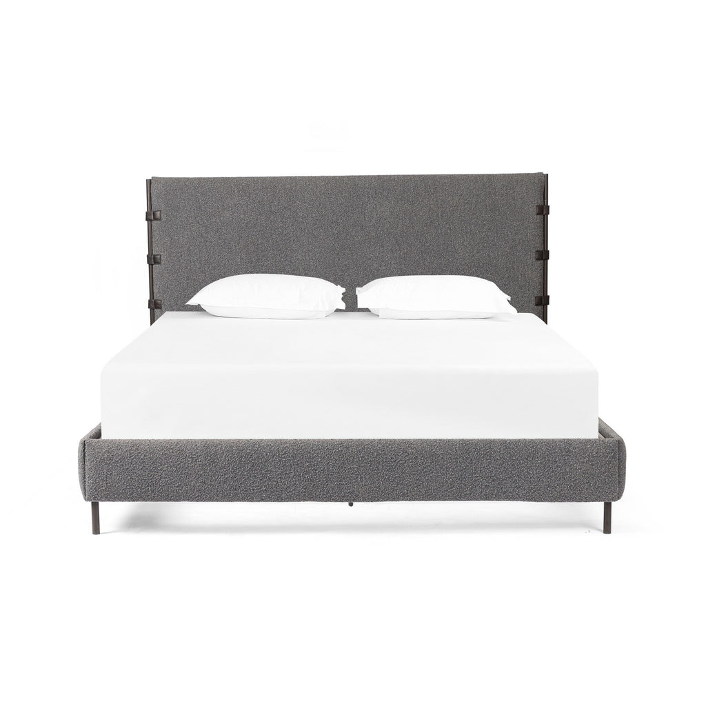 Anderson Bed - Knoll Charcoal | King