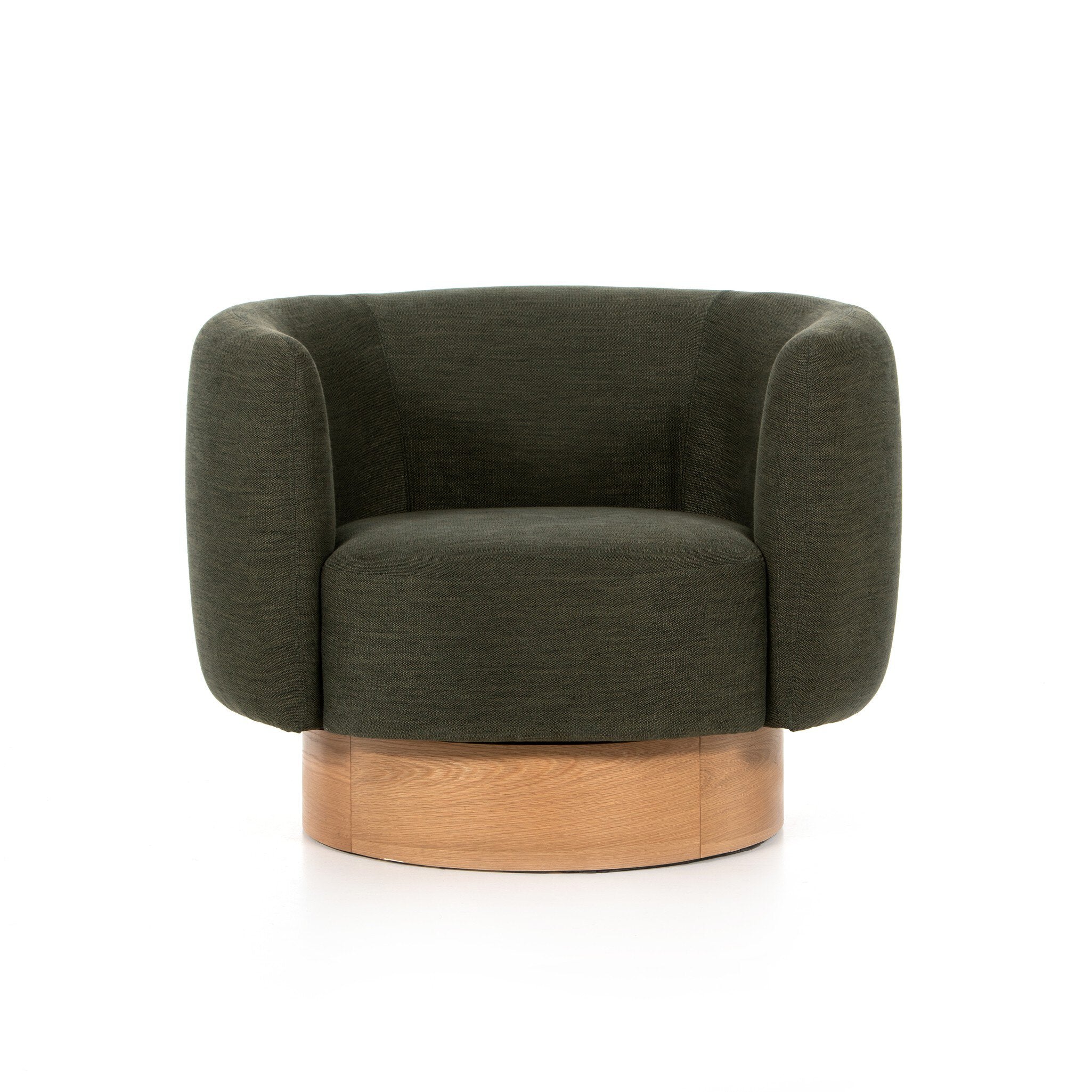 Calista Swivel Chair - Atlantis Moss