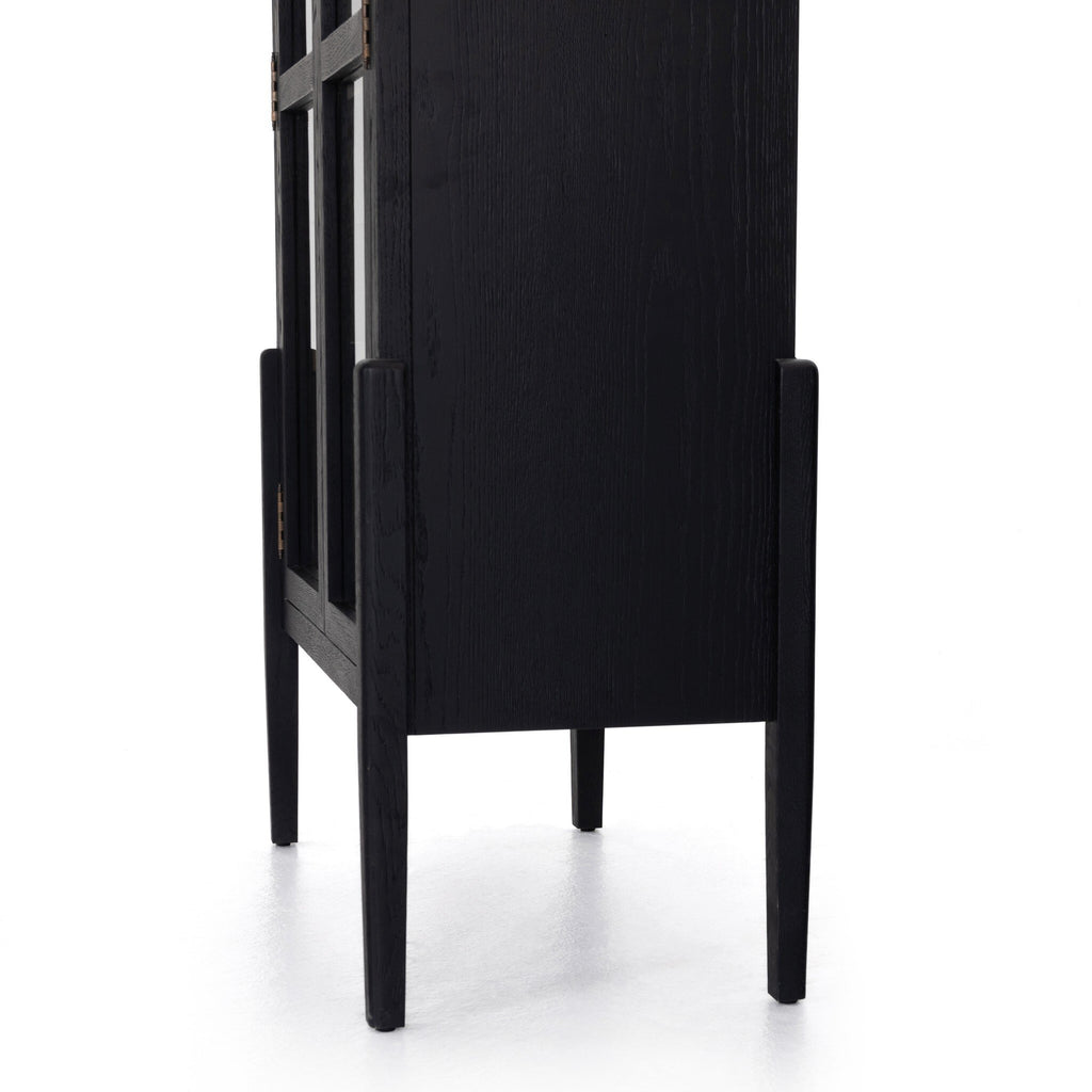 Tolle Cabinet - Drifted Matte Black Veneer