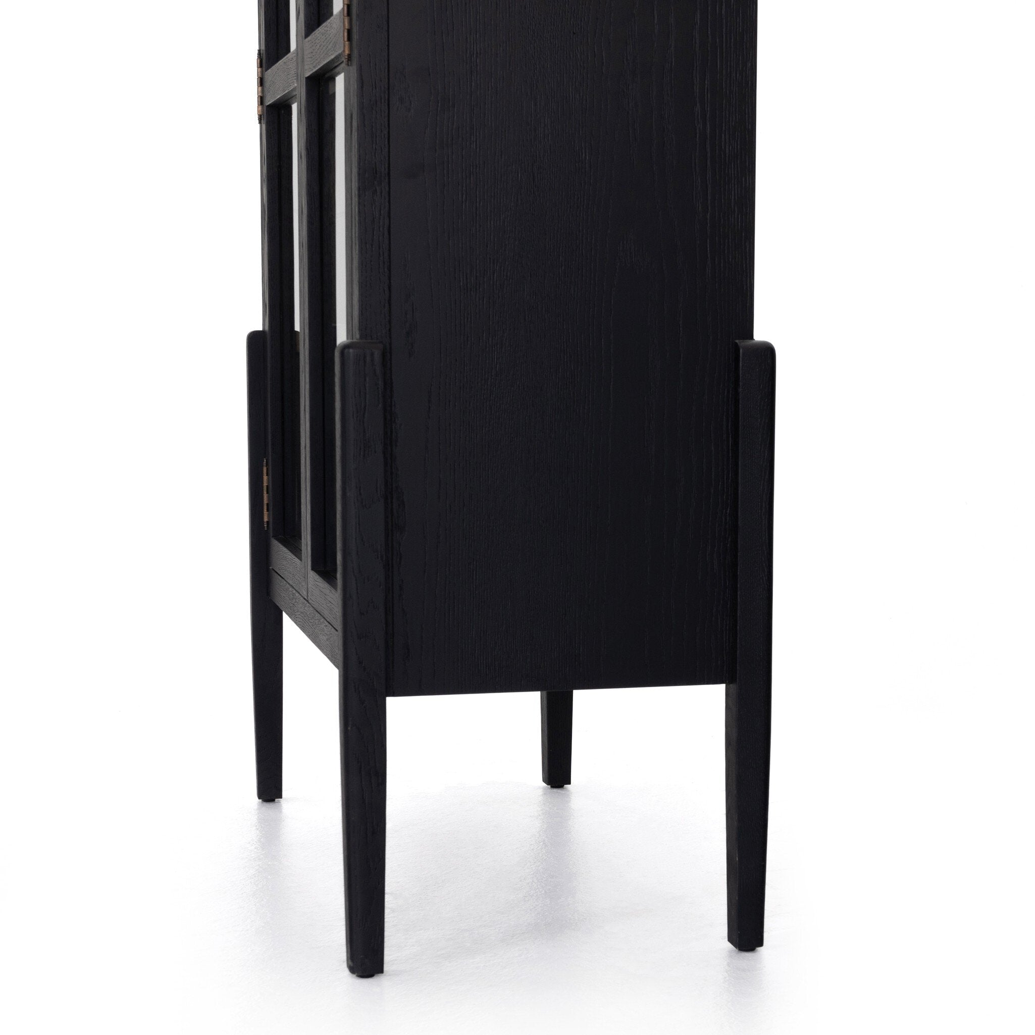 Tolle Cabinet - Drifted Matte Black Veneer