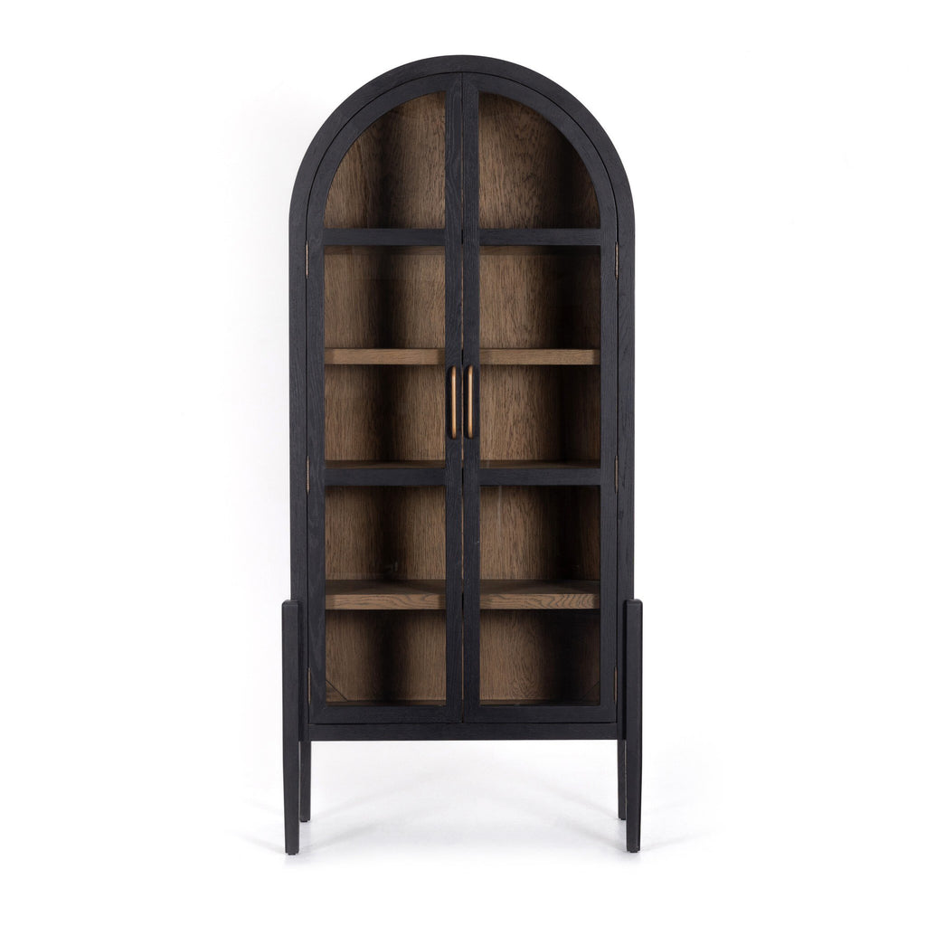 Tolle Cabinet - Drifted Matte Black Veneer