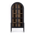 Tolle Cabinet - Drifted Matte Black Veneer