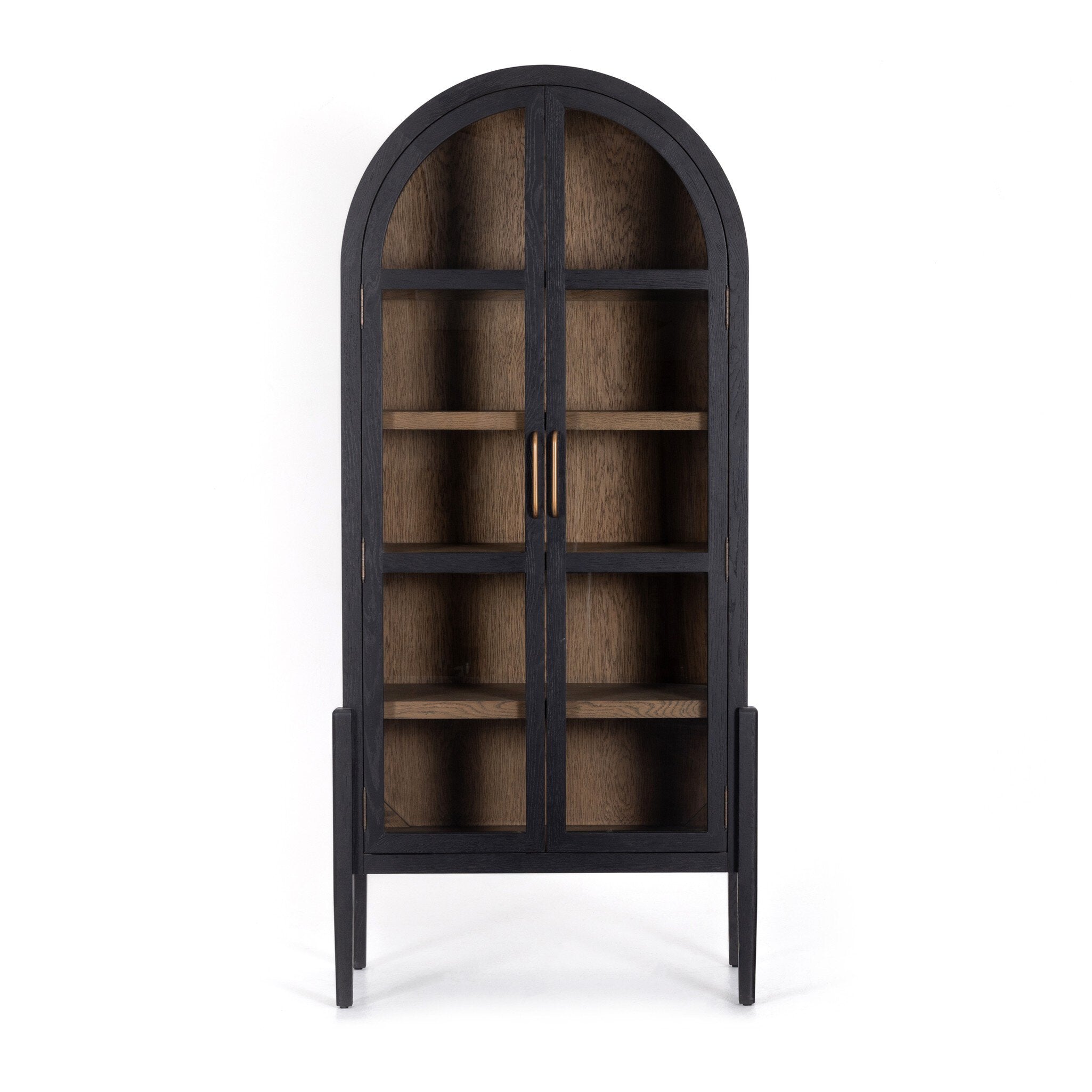 Tolle Cabinet - Drifted Matte Black Veneer