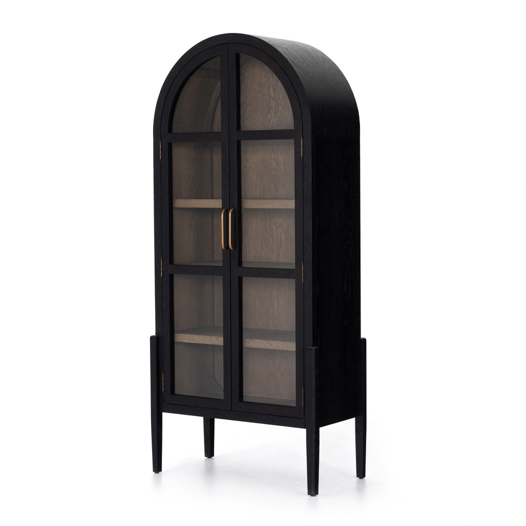 Tolle Cabinet - Drifted Matte Black Veneer