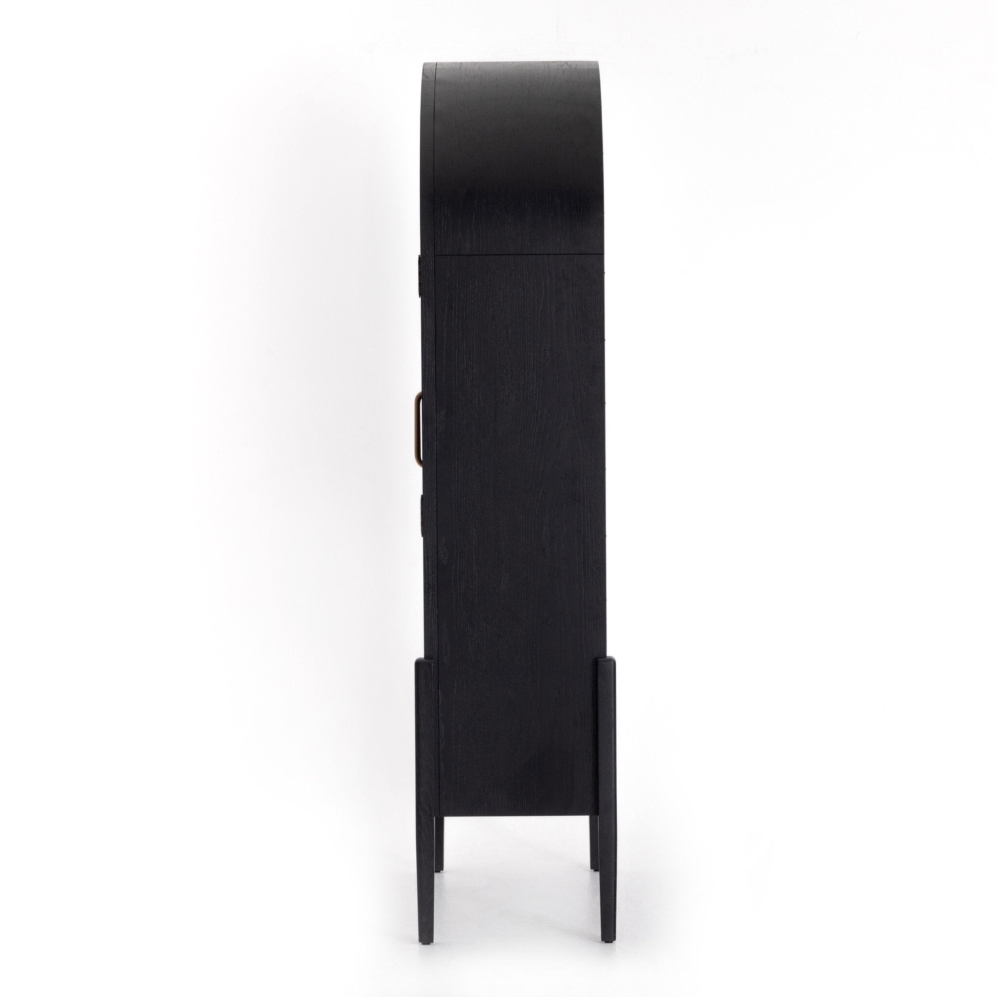 Tolle Cabinet - Drifted Matte Black Veneer