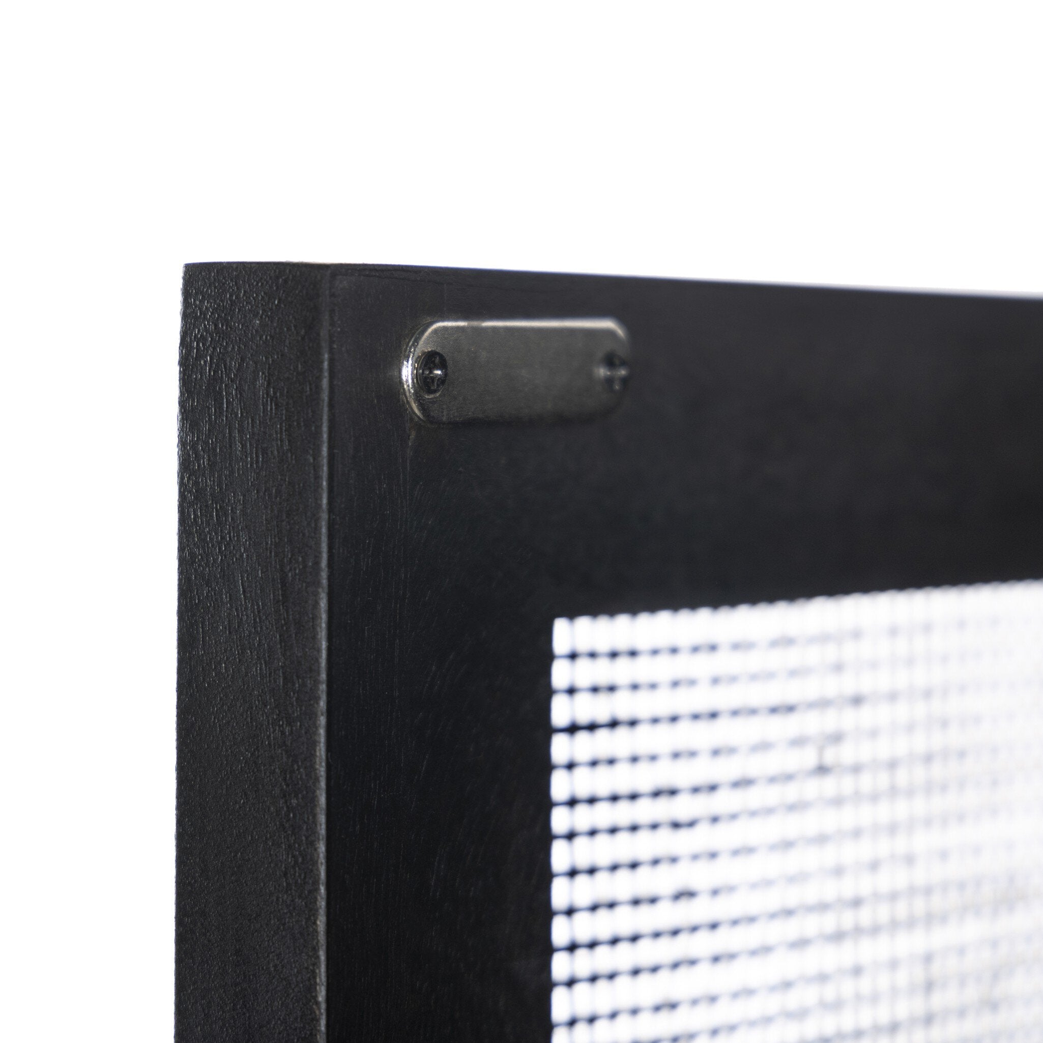 Caprice Narrow Cabinet - Black Wash Mango