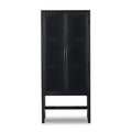 Caprice Narrow Cabinet - Black Wash Mango