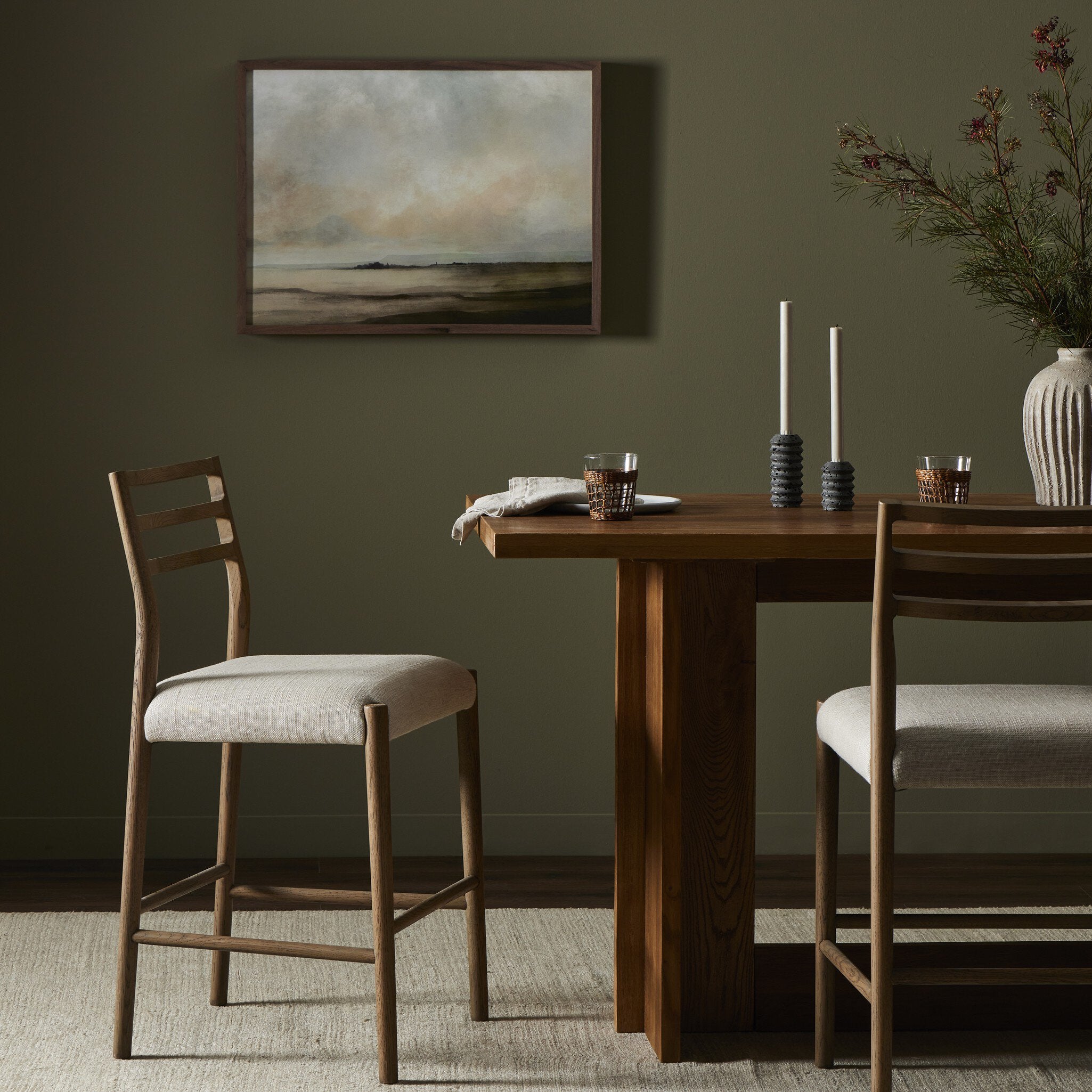 Glenmore Counter Stool - Essence Natural | Smoked Oak
