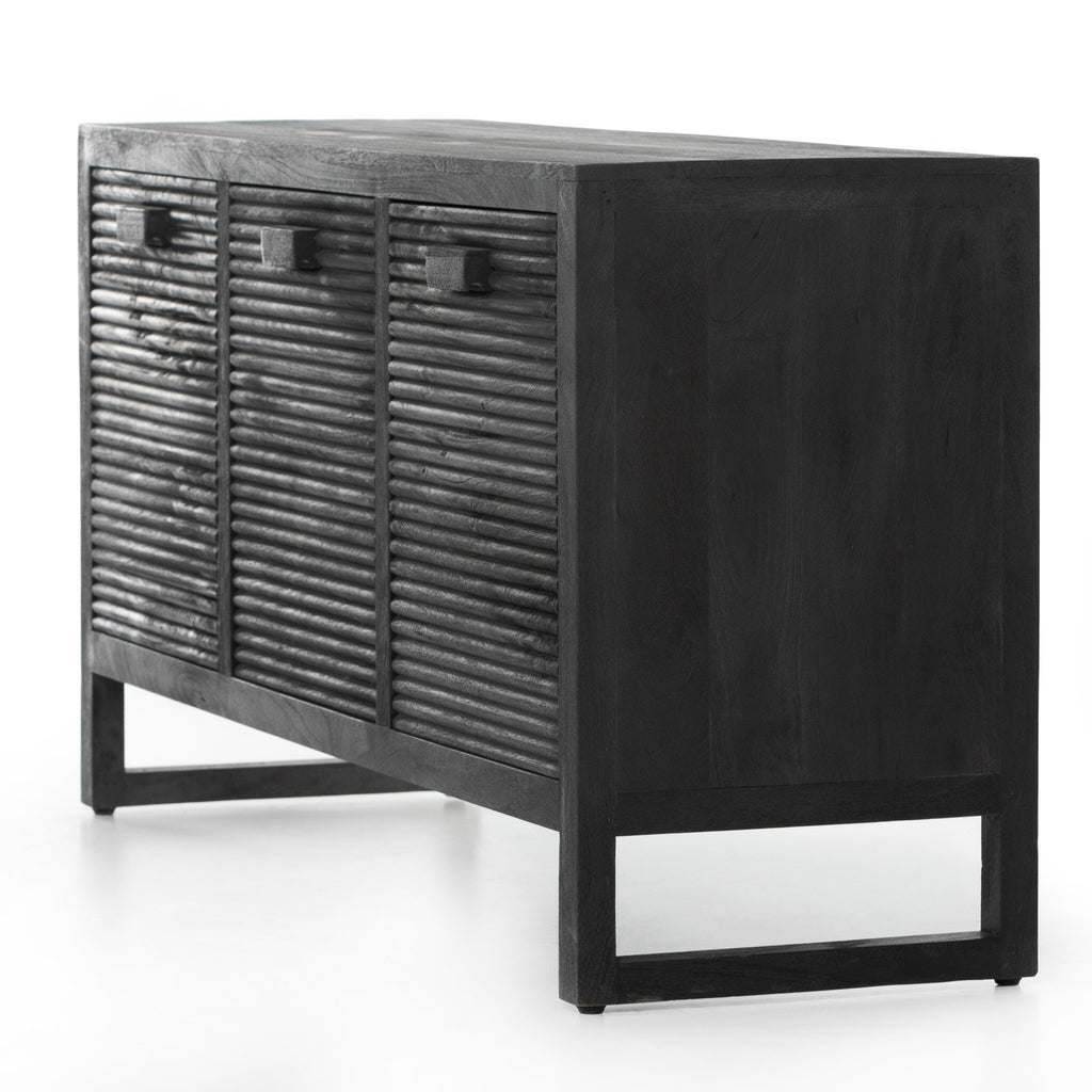 Lorne Media Console - Dark Totem Mango Solid