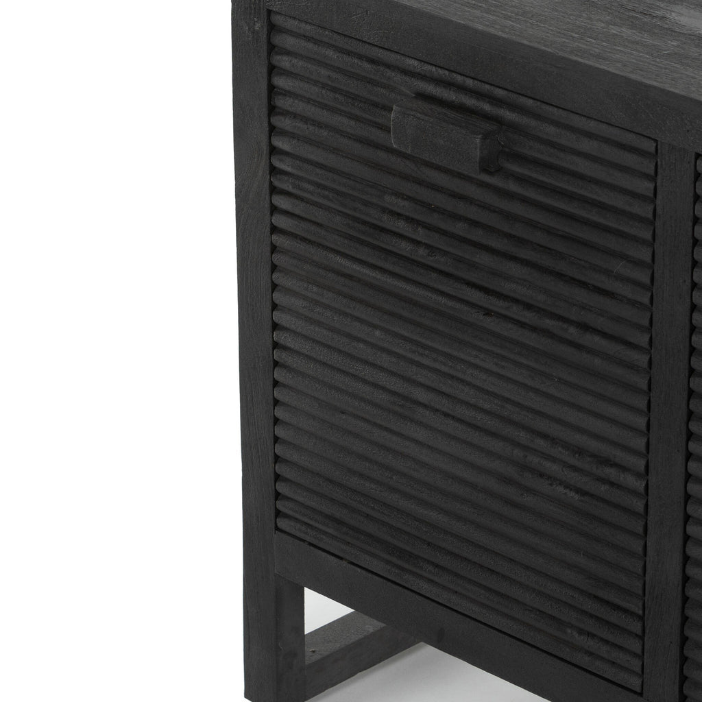 Lorne Media Console - Dark Totem Mango Solid