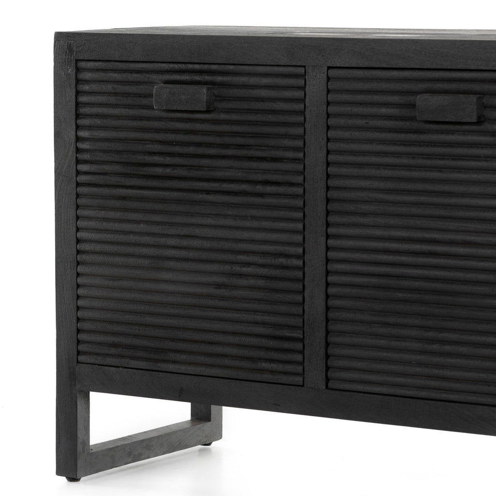 Lorne Media Console - Dark Totem Mango Solid