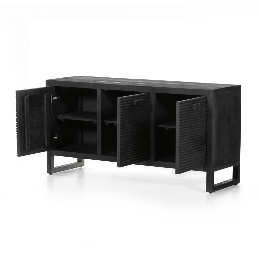 Lorne Media Console - Dark Totem Mango Solid