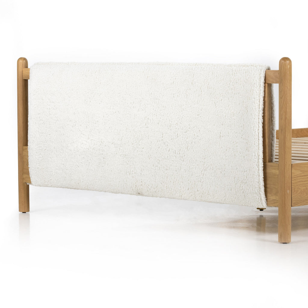 Bowen Bed - Sheepskin Natural | King