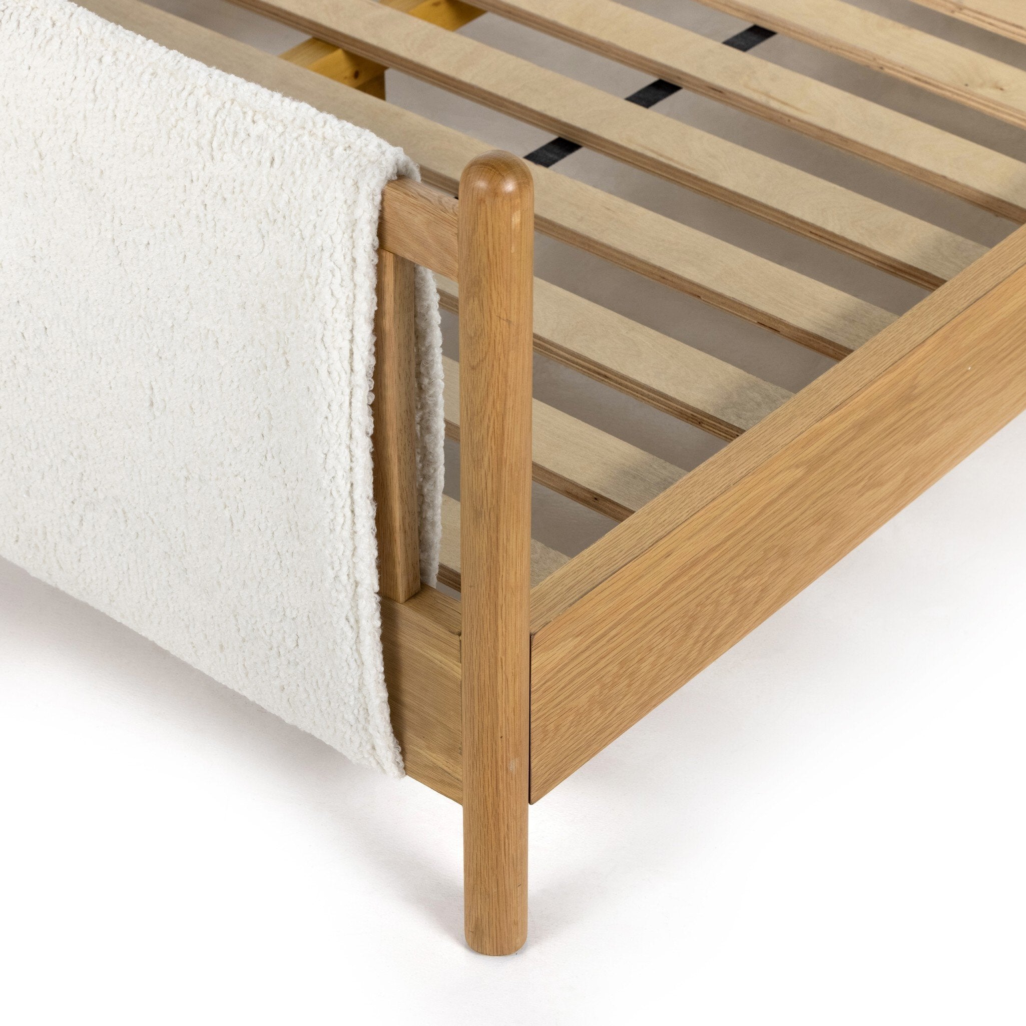 Bowen Bed - Sheepskin Natural | King