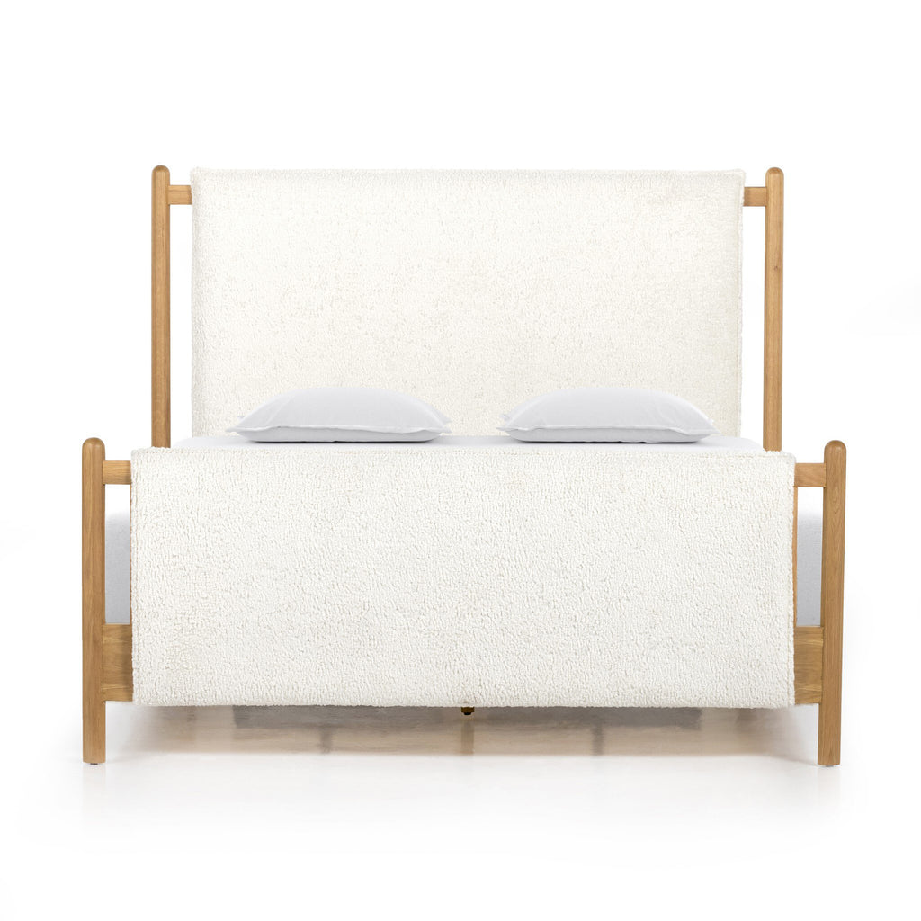 Bowen Bed - Sheepskin Natural | King