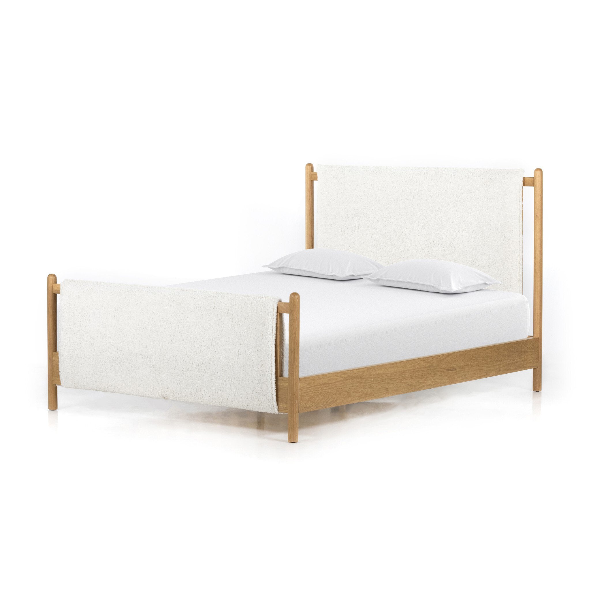 Bowen Bed - Sheepskin Natural | King