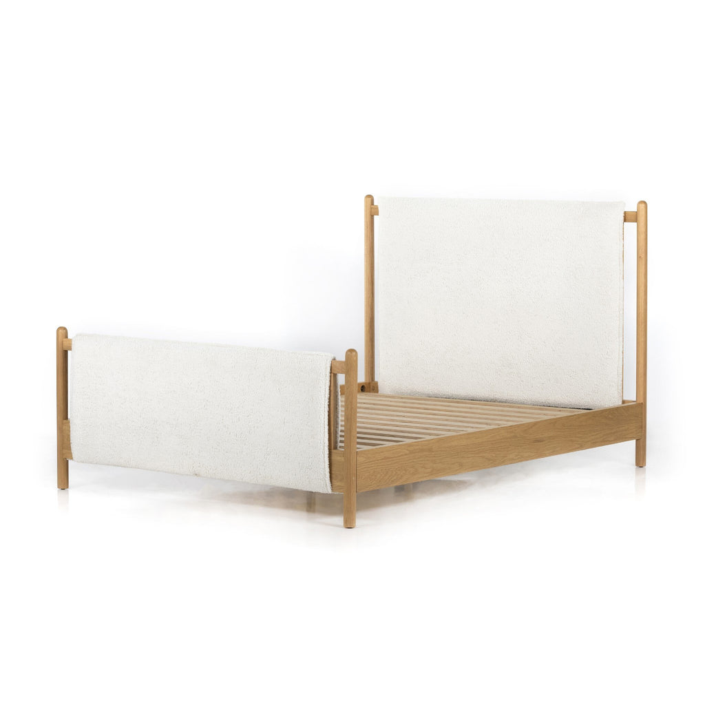 Bowen Bed - Sheepskin Natural | King