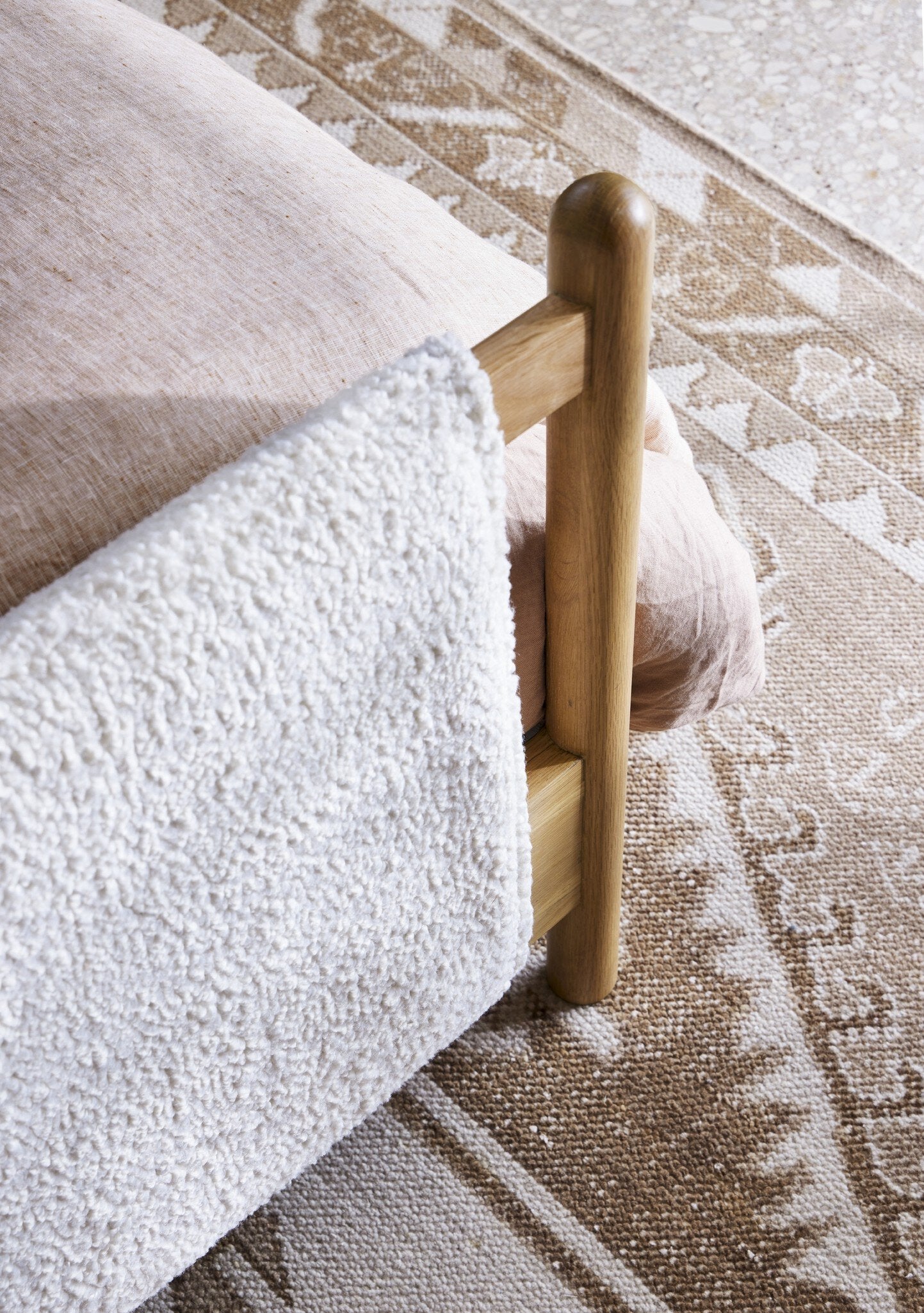Bowen Bed - Sheepskin Natural | King