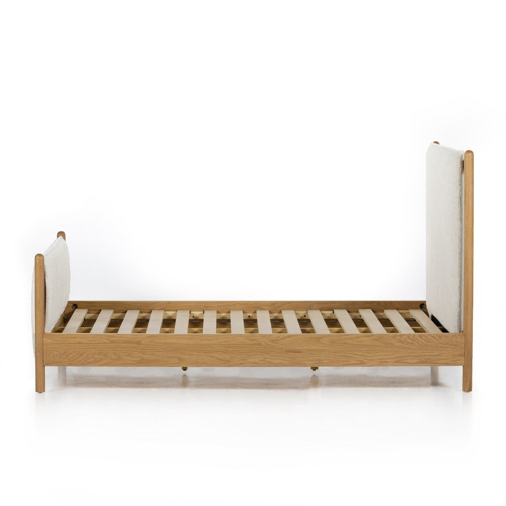 Bowen Bed - Sheepskin Natural | King