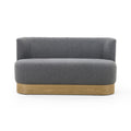 Krista Dining Bench - Knoll Charcoal