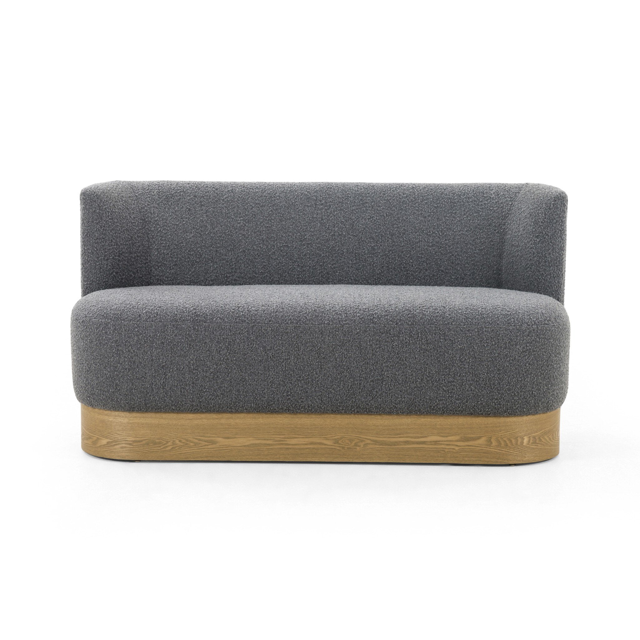 Krista Dining Bench - Knoll Charcoal