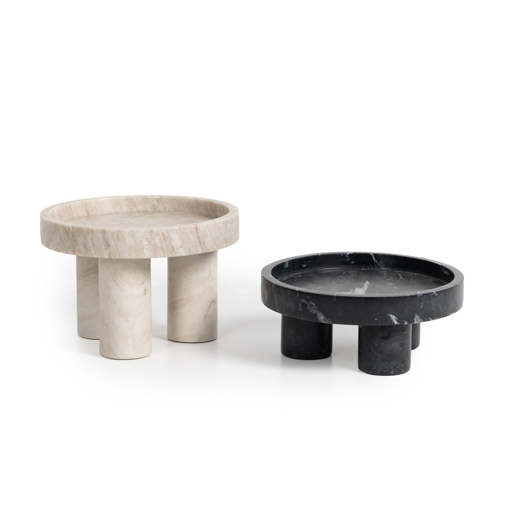 Kanto Bowls, Set Of 2 - Black Marble