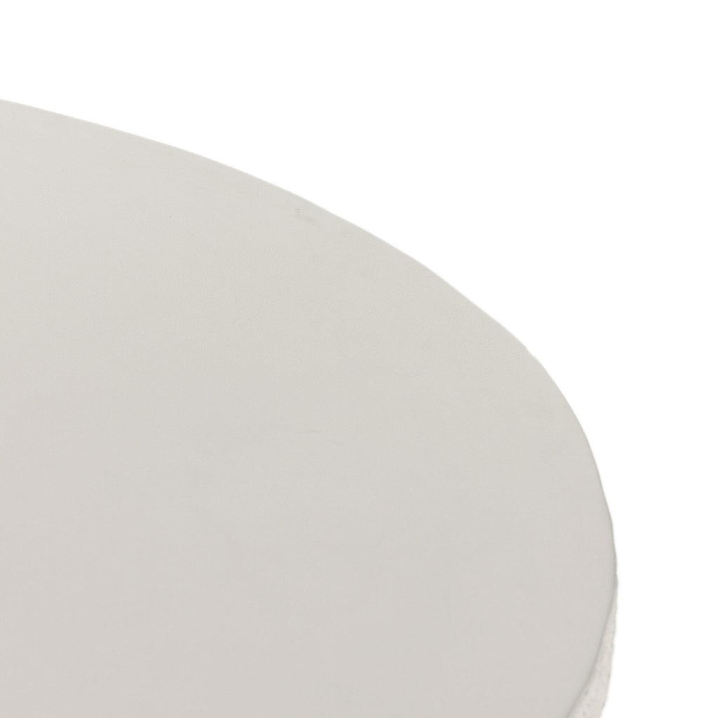 Otero Outdoor Round Dining Table - Matte Stone