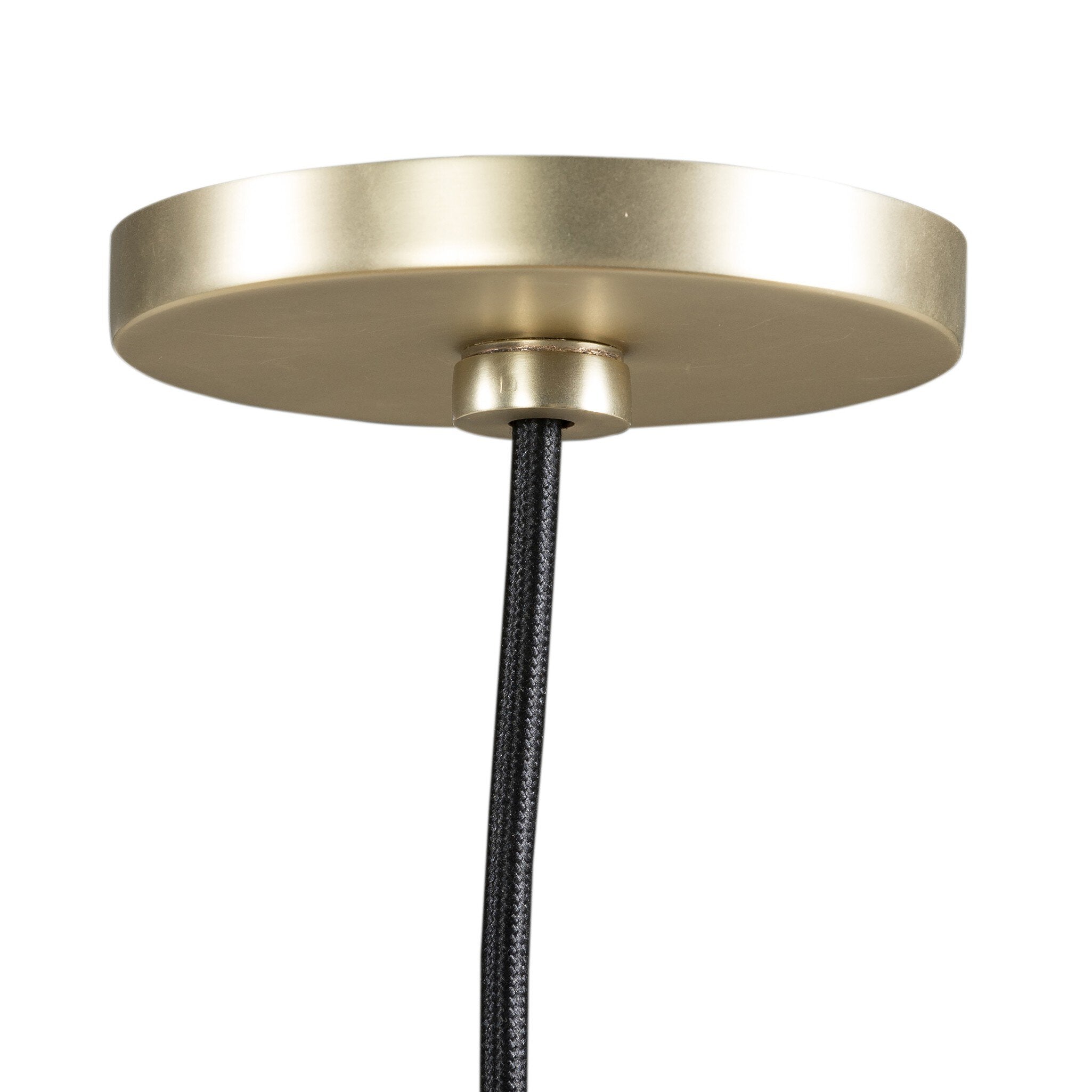 Cullen Pendant - Camel Leather | Shiny White
