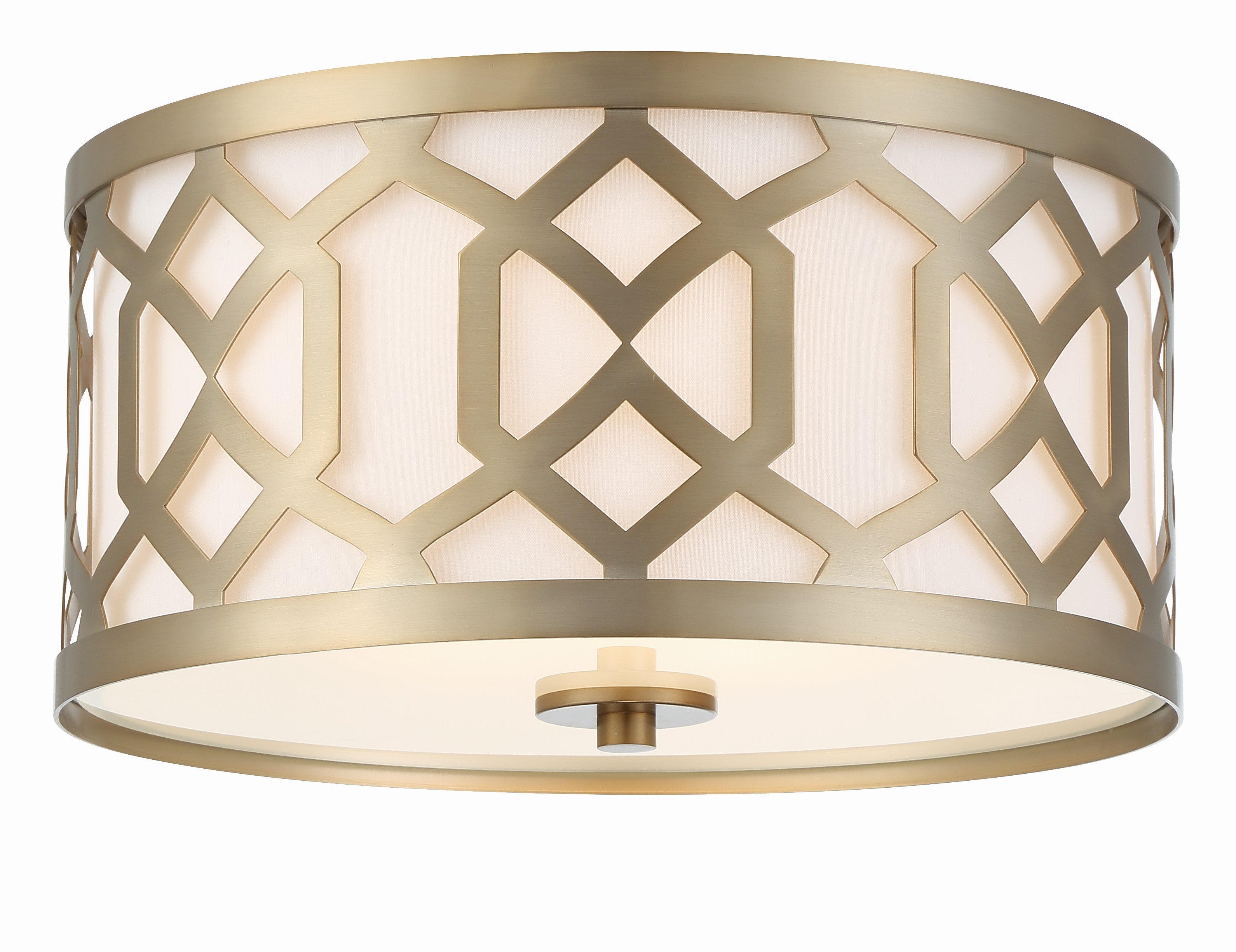 Libby Langdon Jennings 16.25'' Aged Brass Flush Mount