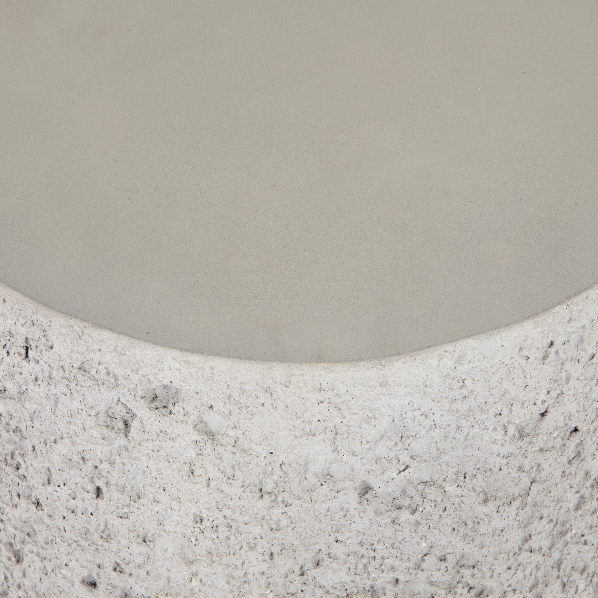Otero Outdoor Tapered End Table - Matte Stone