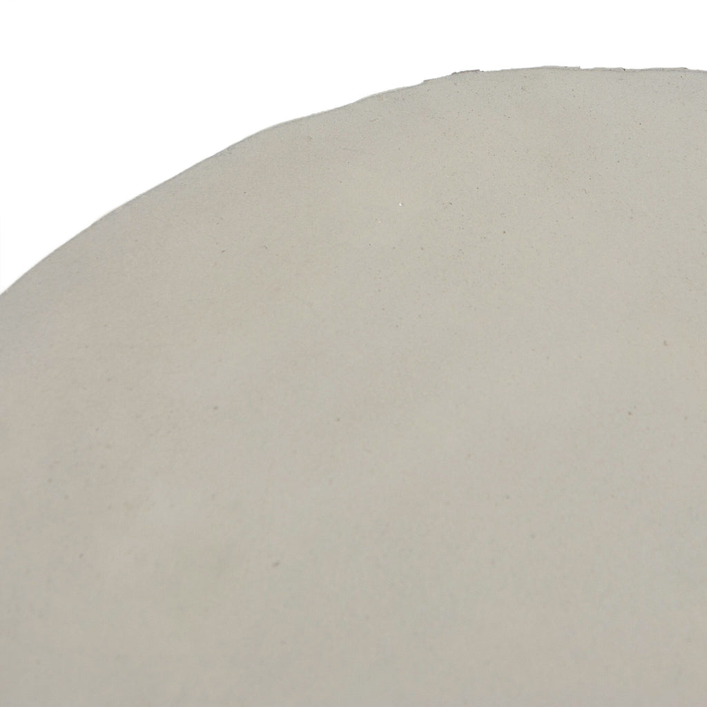 Otero Outdoor Tapered End Table - Matte Stone