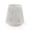 Otero Outdoor Tapered End Table - Matte Stone