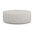 Otero Outdoor Round Coffee Table - Matte Stone