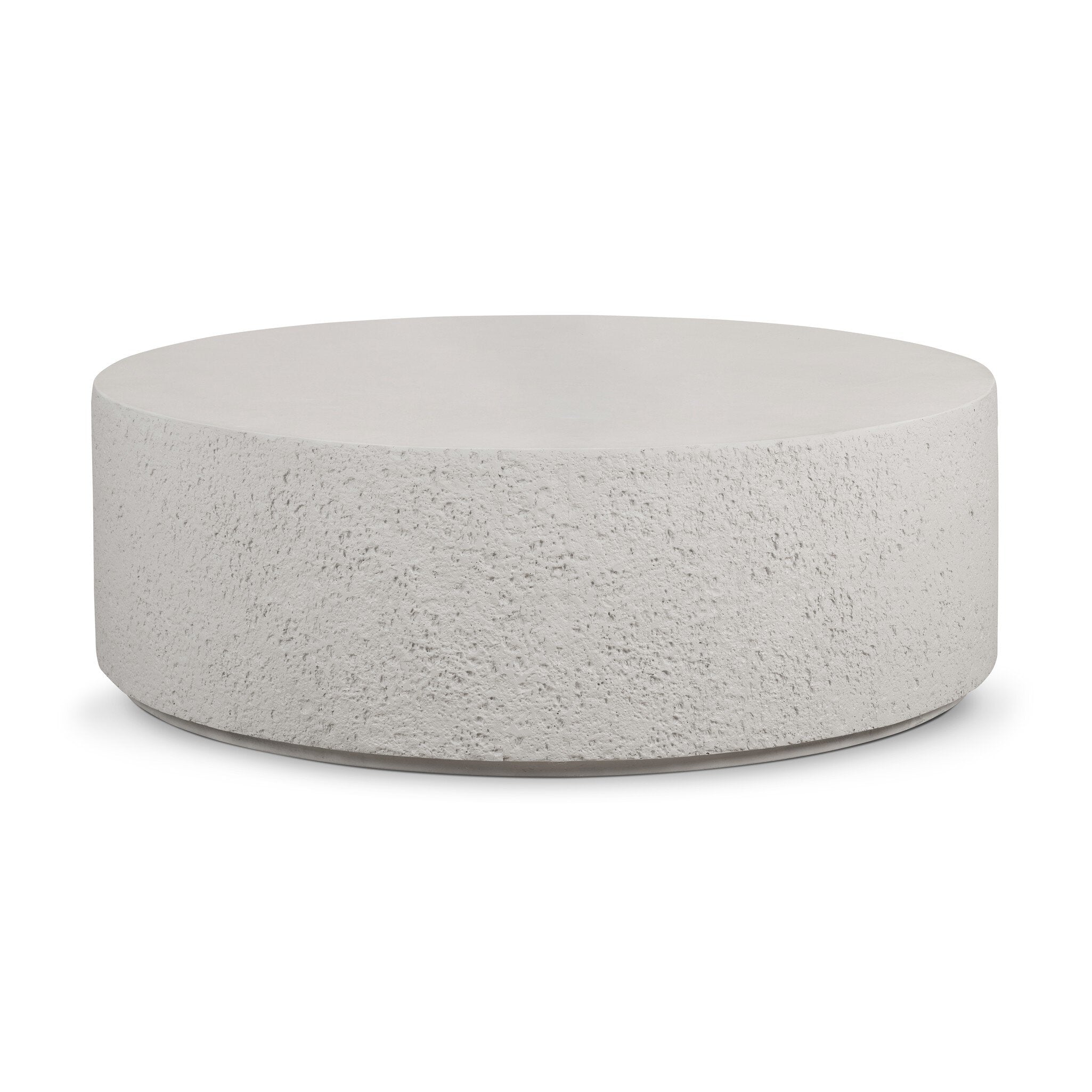 Otero Outdoor Round Coffee Table - Matte Stone
