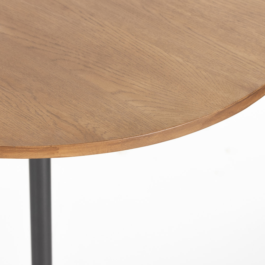 Faye Bar + Counter Table - Dark Natural Oak