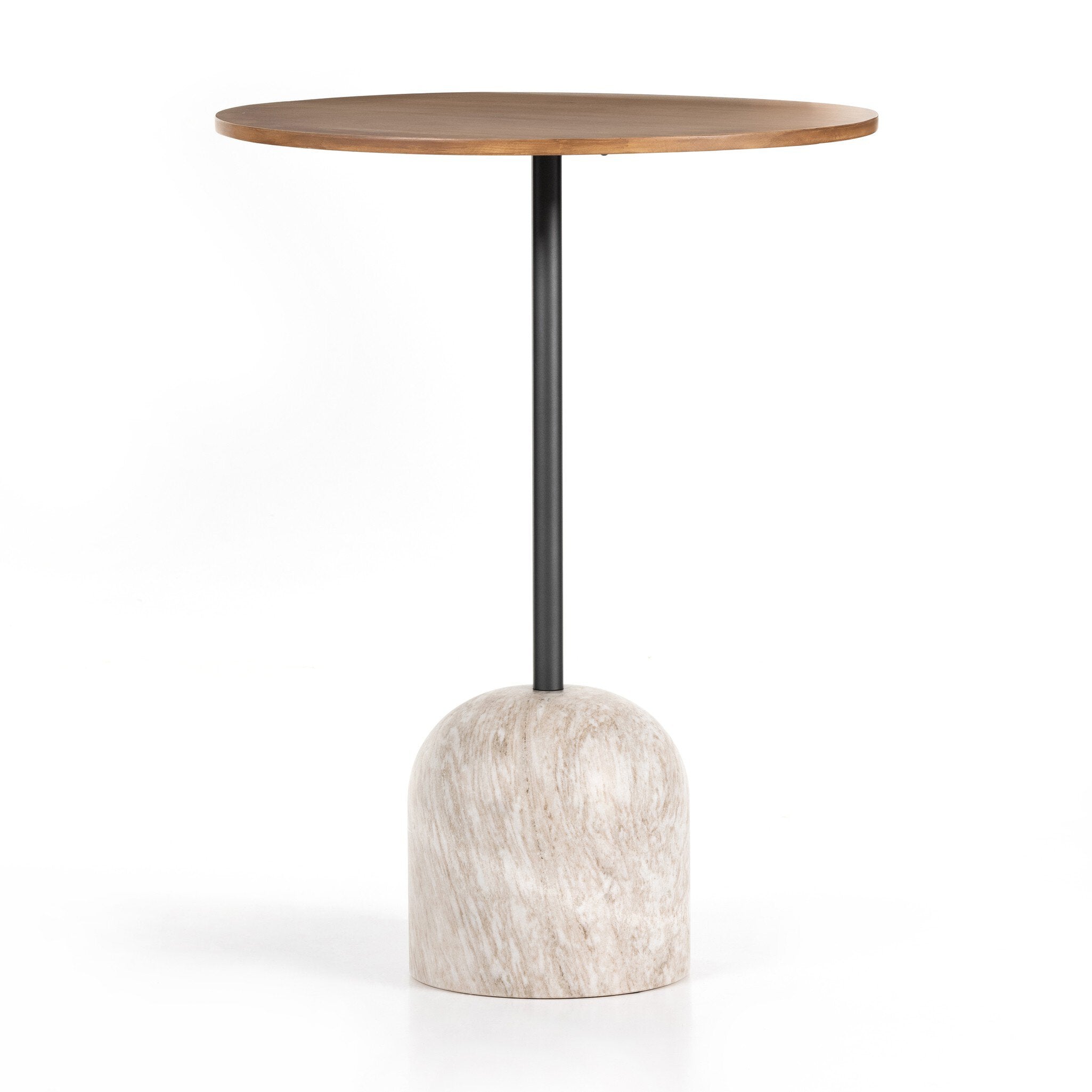 Faye Bar + Counter Table - Dark Natural Oak