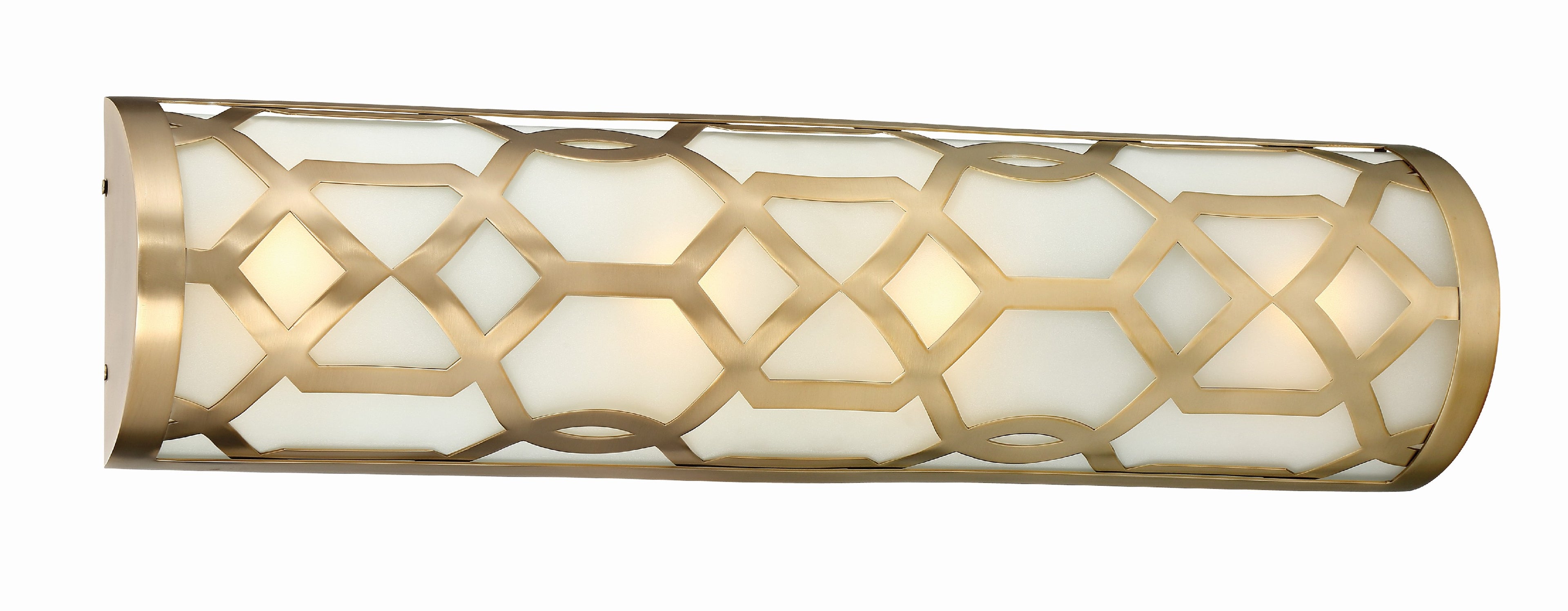Libby Langdon Jennings 24'' Integrated LED Aged Brass Bathroom Vanity