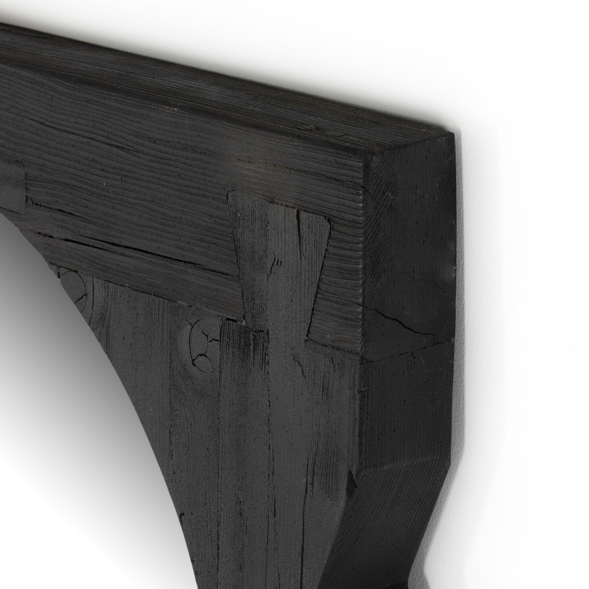 Aldrik Mirror - Black Reclaimed Pine