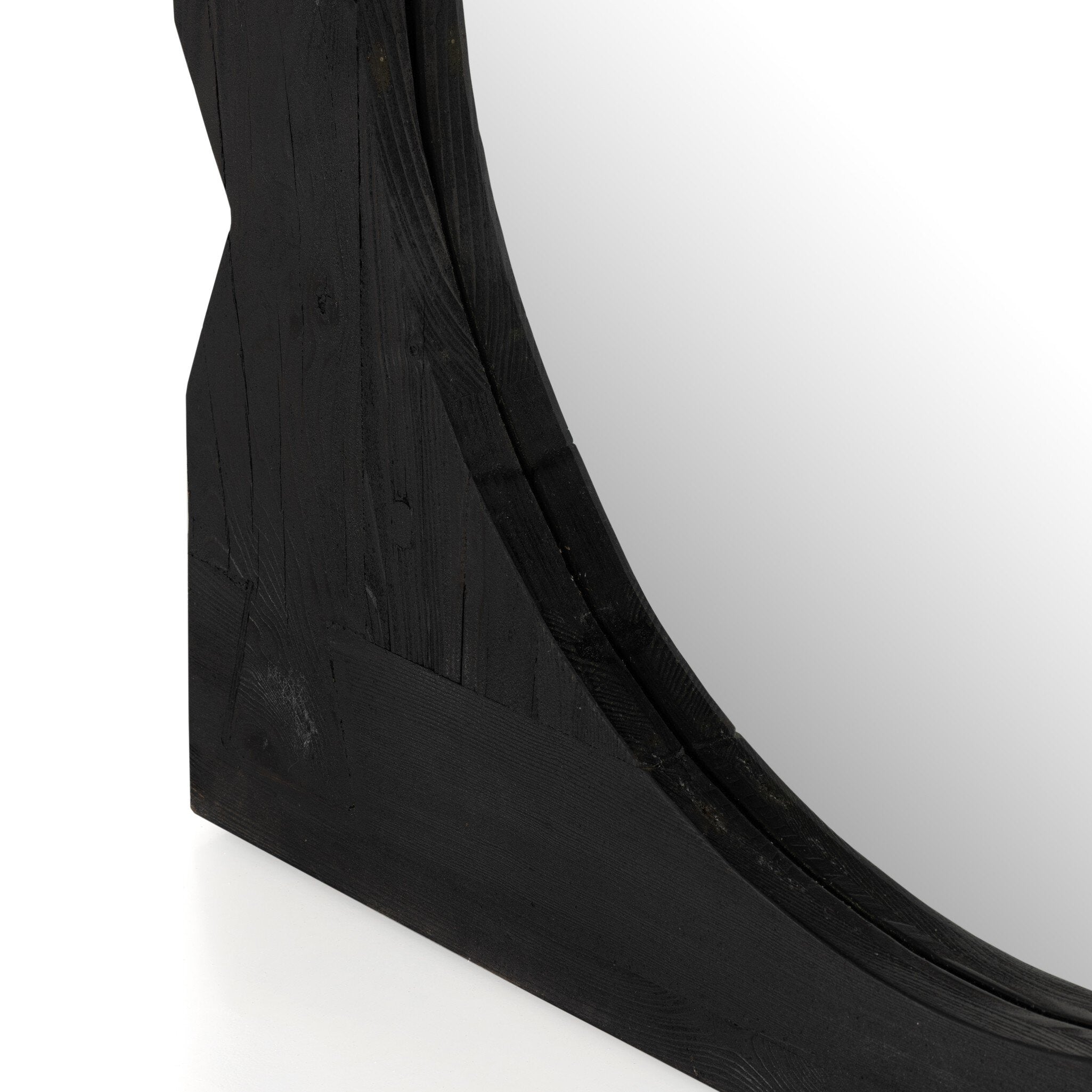 Aldrik Mirror - Black Reclaimed Pine
