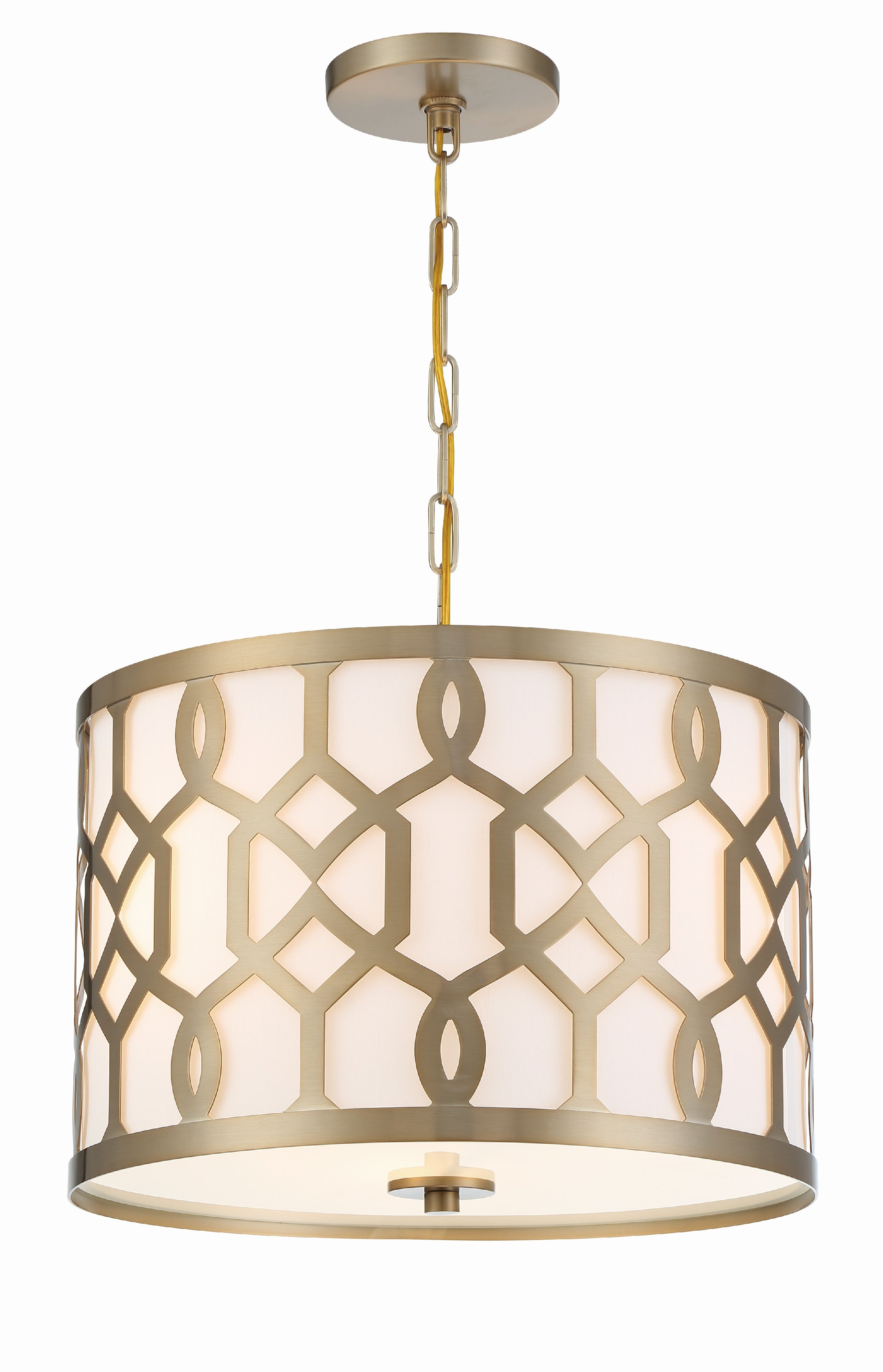 Libby Langdon Jennings 18.25'' Aged Brass Pendant