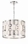 Libby Langdon Jennings 18.25'' Polished Nickel Pendant