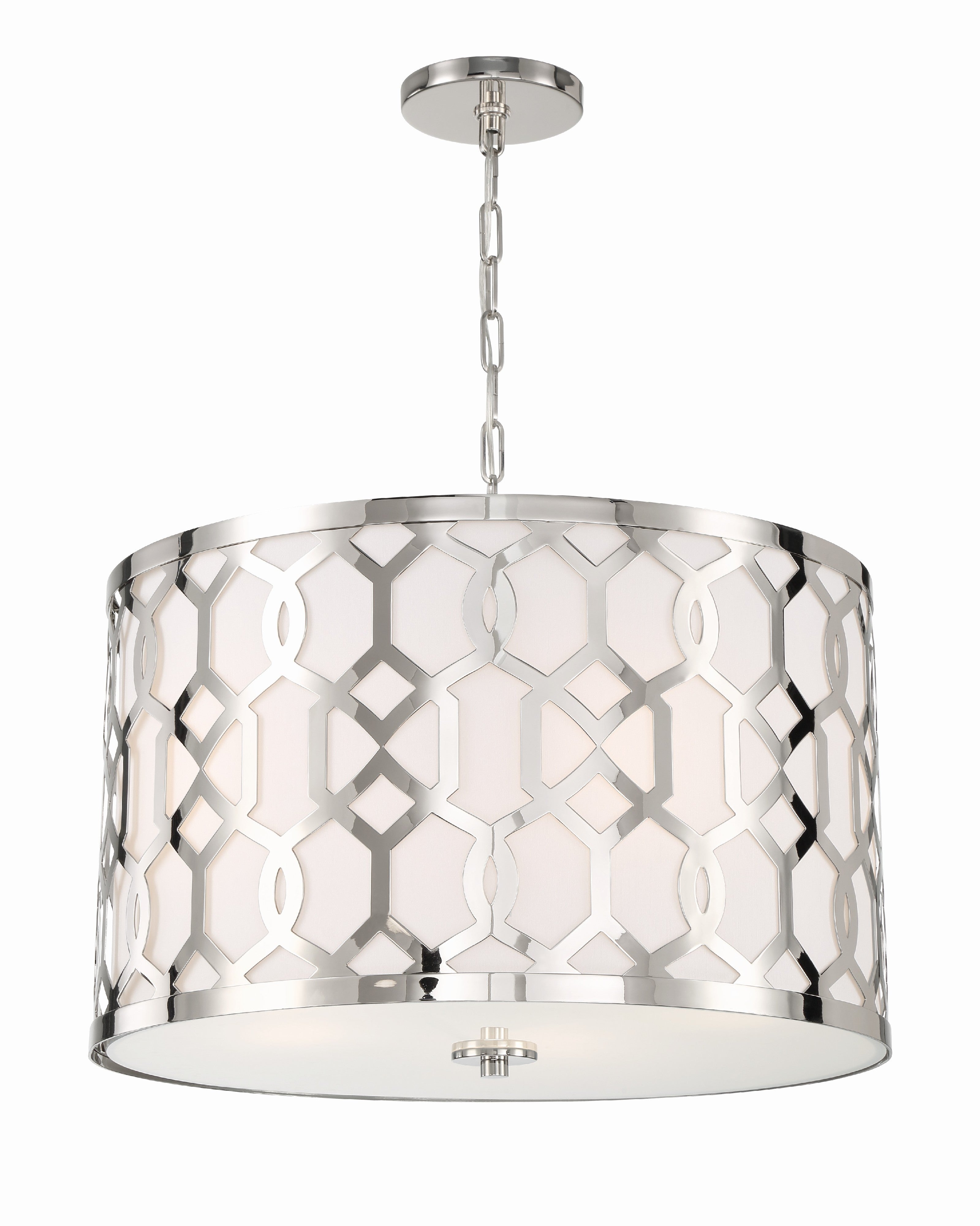 Libby Langdon Jennings 24.25'' Polished Nickel Pendant