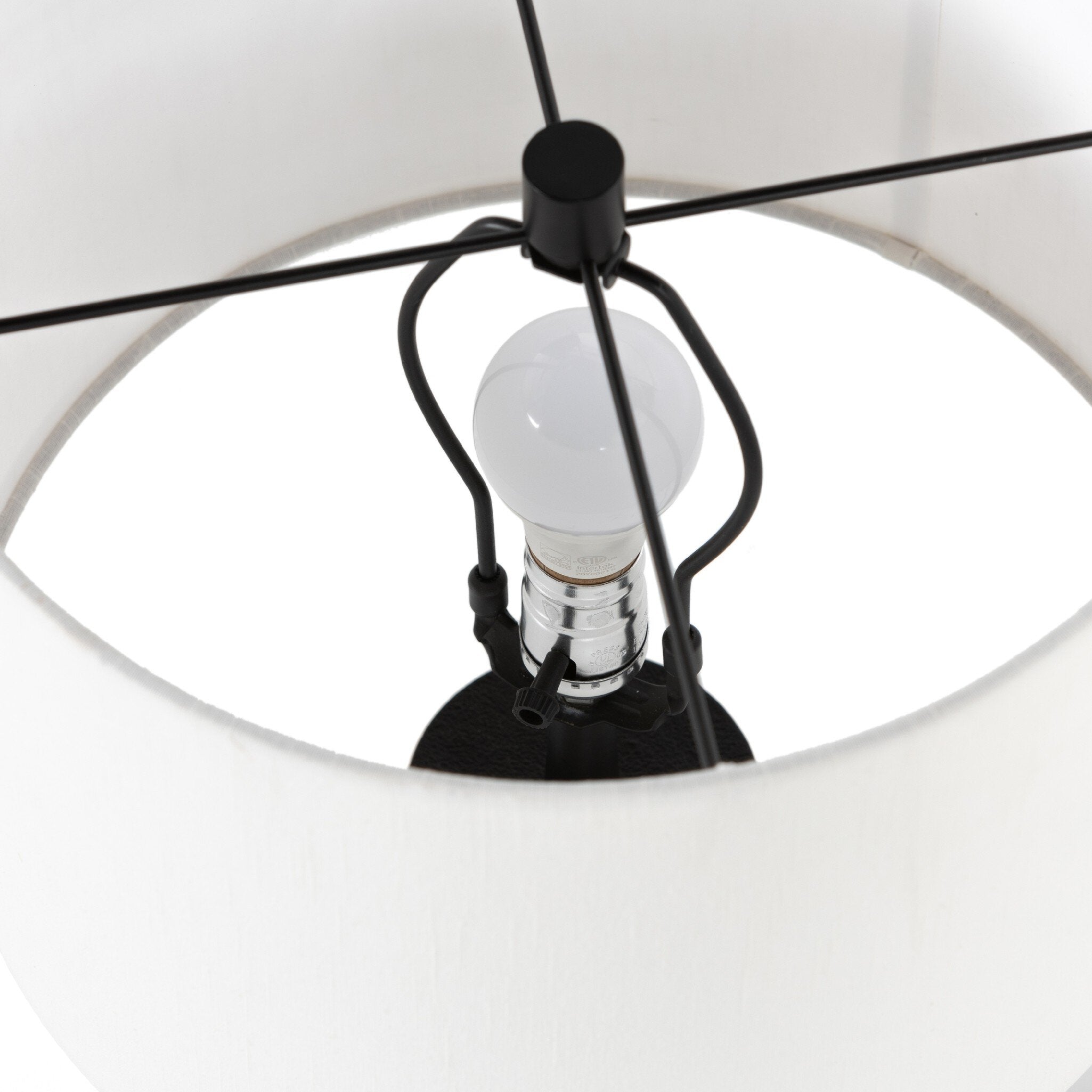 Innes Table Lamp - Matte Black Cast Aluminum